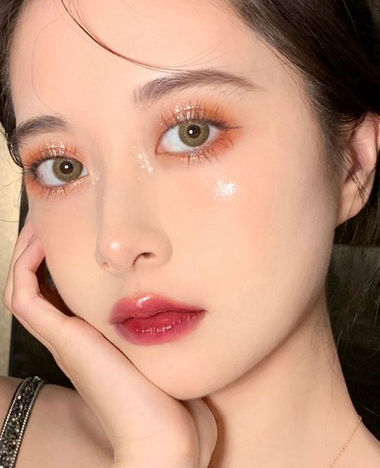 [COD] PCU Gradient Bear Lip Glaze Glass Water Silky Waterproof